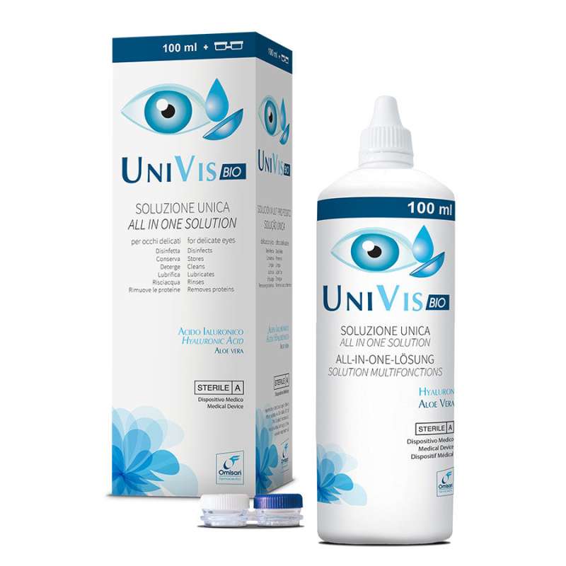 Univis Bio Travel Kit, sol.ingrij.lentil.de contact 100ml